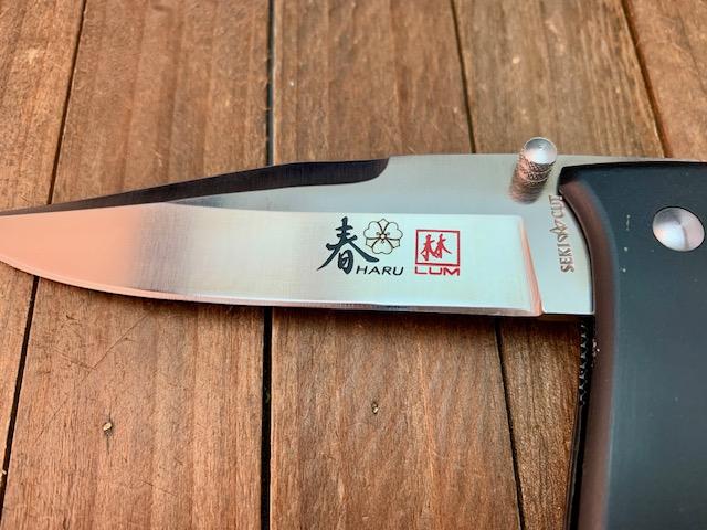 【おトク】 Cut Seki Bob D-2 with Aluminum Knife Large Encounter Haru Lum/ ハンティングナイフ、狩猟刀