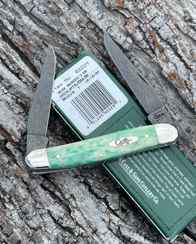 CASE XX ** SFO 2000 PEACOCK APPALOOSA DAMASCUS MUSKRAT