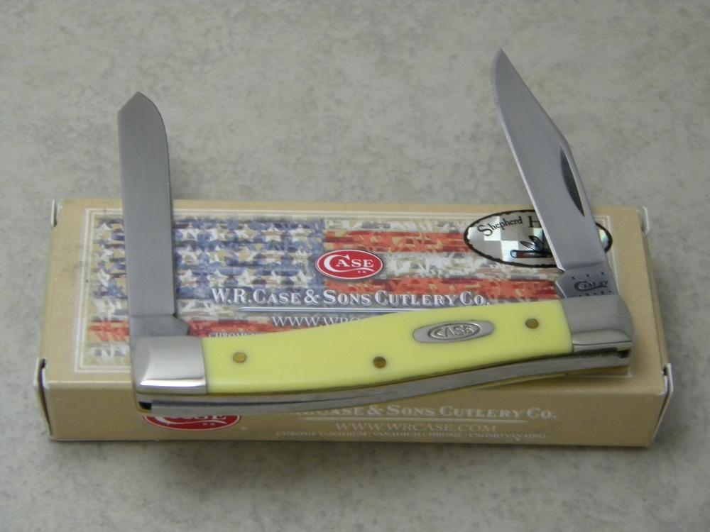 Case XX USA 2012 Yellow 32032 CV Mini Moose Knife in Box