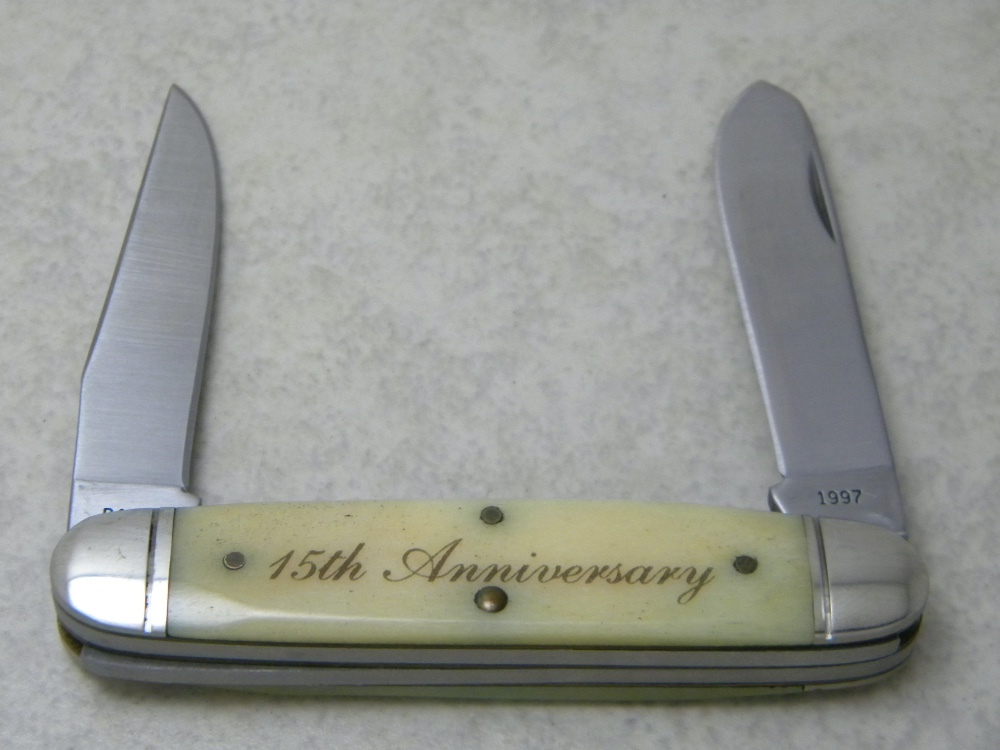 趣味 REMINGTON BULLET KNIVES by MEL BREWSTER Remington Silver Bullet 1997 R4468 Bone 15th Anniversary The