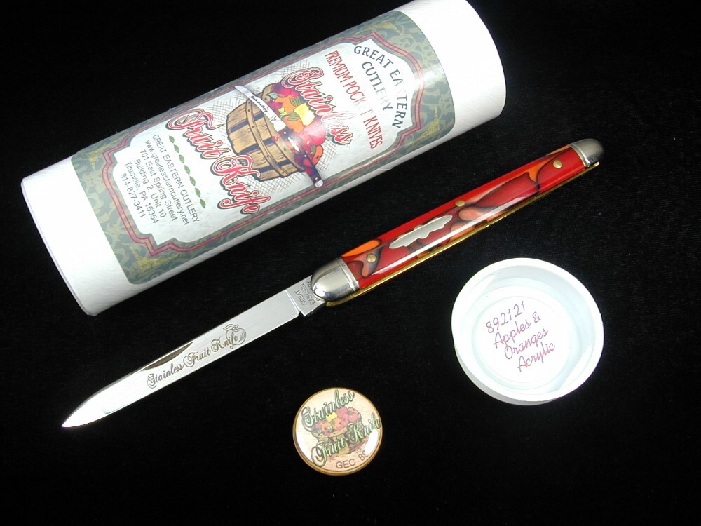 Great Eastern Cutlery GEC Smooth Apples & Oranges Acrylic Fruit