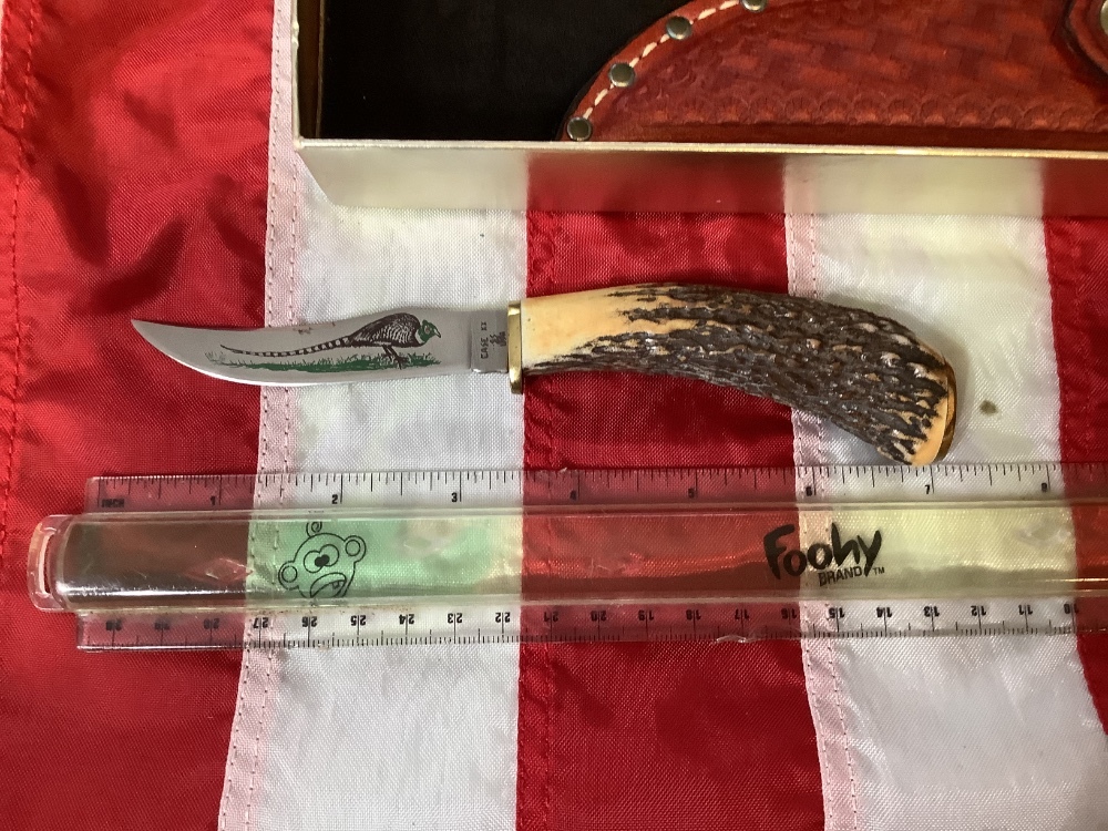 1987 Case xx Pheasant Small Game Skinner w/ Stag Handles (523-31 1
