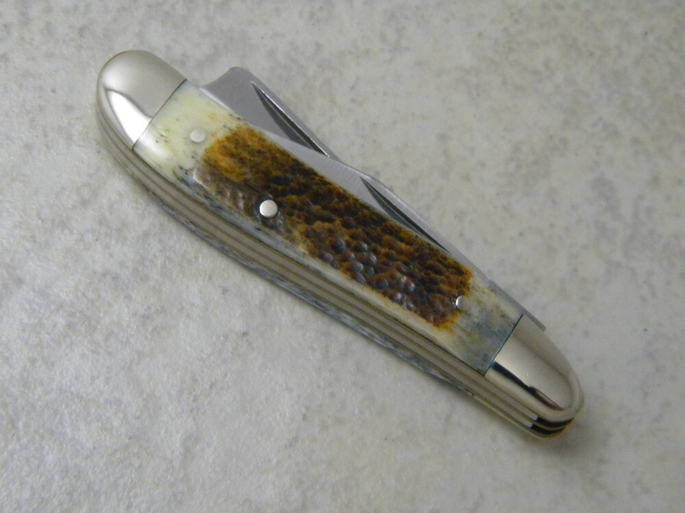 Parker Cut. Co. Surgical Steel Japan Sandbar Stag Razor Nut