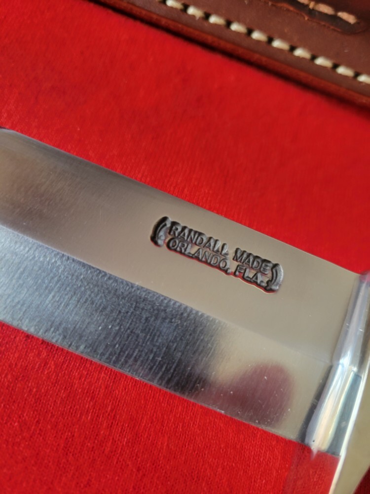 Randall Knife model 126 with sheath / catalog / patch