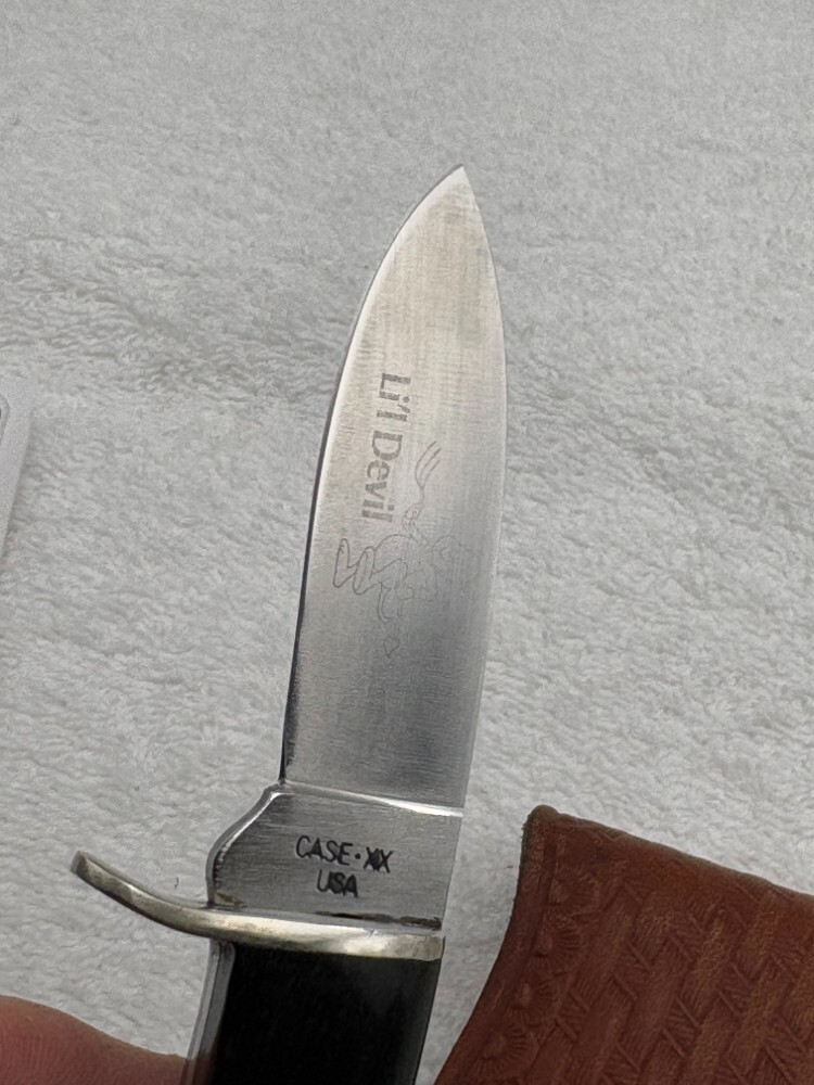 Vintage Case XX 1 Dot Li'l Devil P51 Fixed Blade In