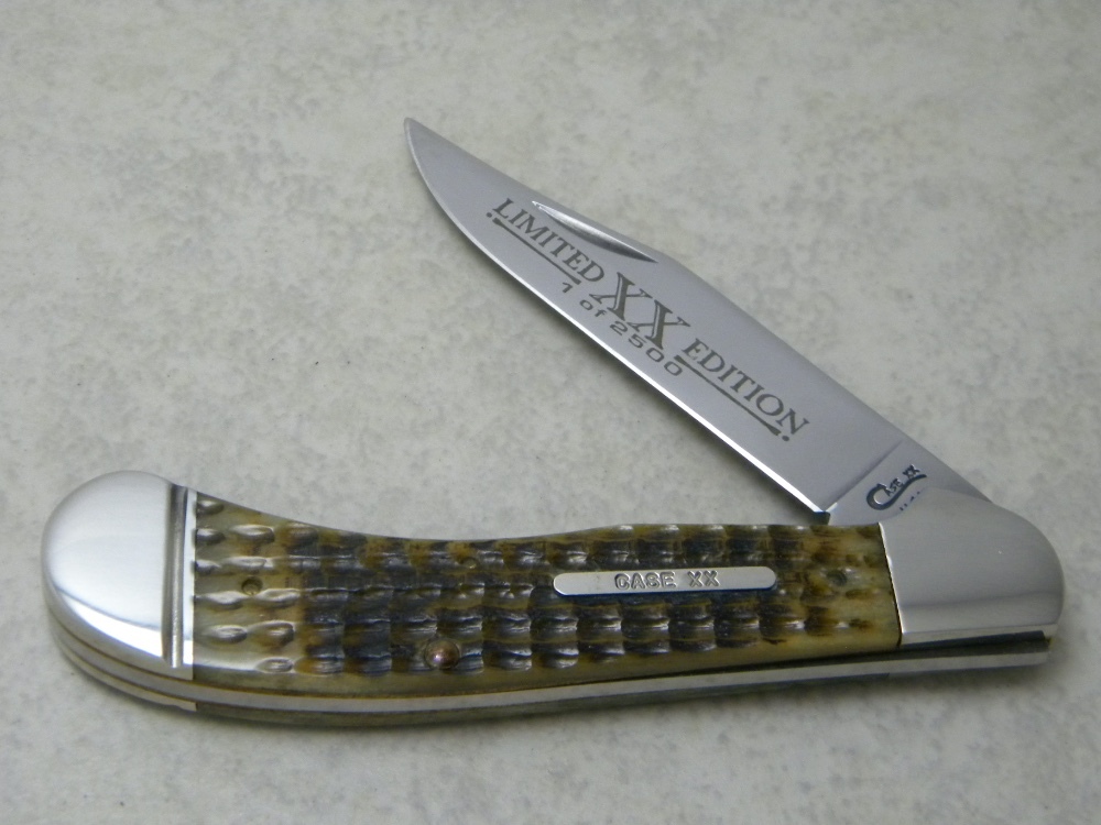 Case XX USA 61100 1996 Green Bone Limited Edition Saddlehorn Knife Case XX USA 61100 1996 Green Bone Limited Edition Saddlehorn Knife