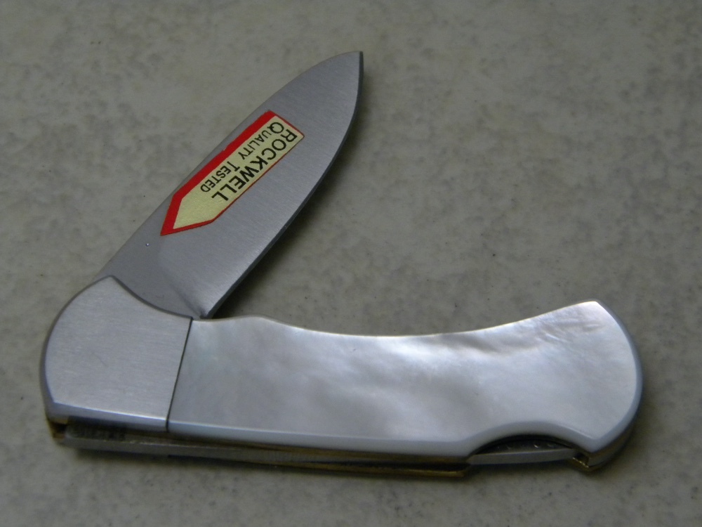 Puma Solingen Germany 4 Star Pearl Lockback Knife c.1999 NIB