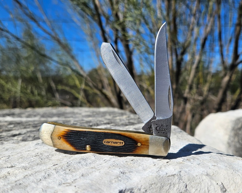2013 Case Carhartt Mini Trapper - 36313 - Dark Molasses Bone