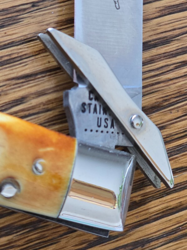 1971 CASE XX USA 5111 1/2 Stag CHEETAH Swing Guard Lockback Knife