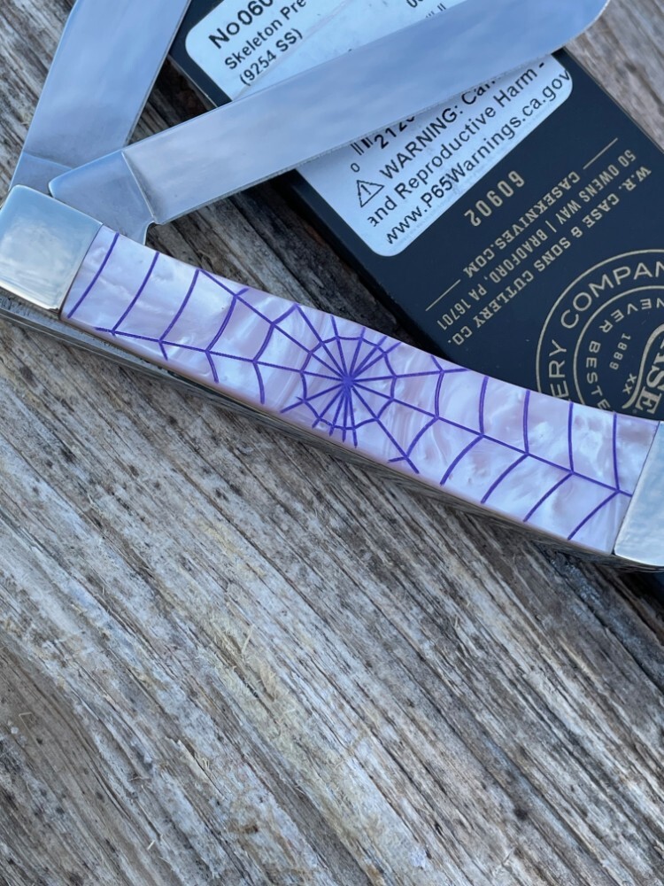 CASE XX ** SFO PINK CORELON SPIDER WEB TRAPPER