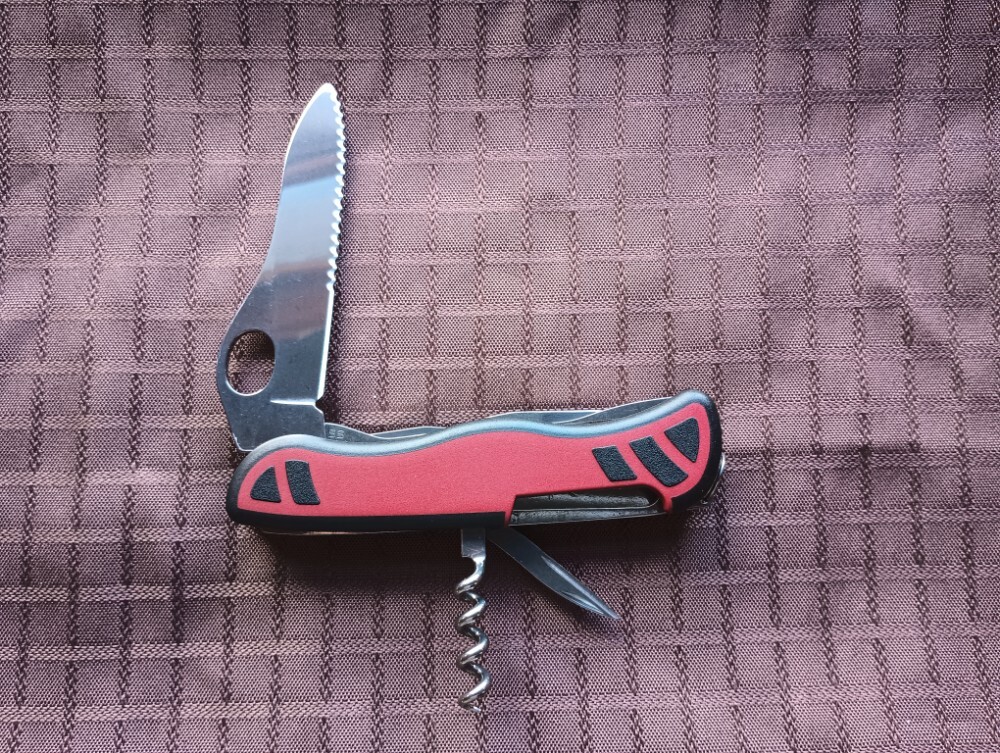 Victorinox One Hand Forester - Red 54849