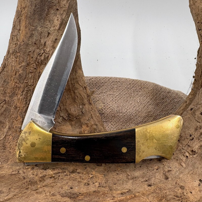 CASE XX USA P158 LSSP KNIFE 1981 9 Dot Mako Leather Sheath Vintage