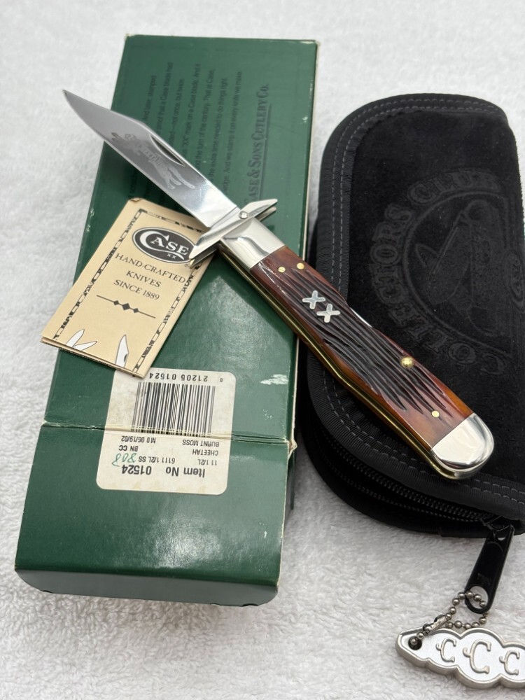 Case XX Cheetah Case Collector's Club 6111 1/2LSS Lockback