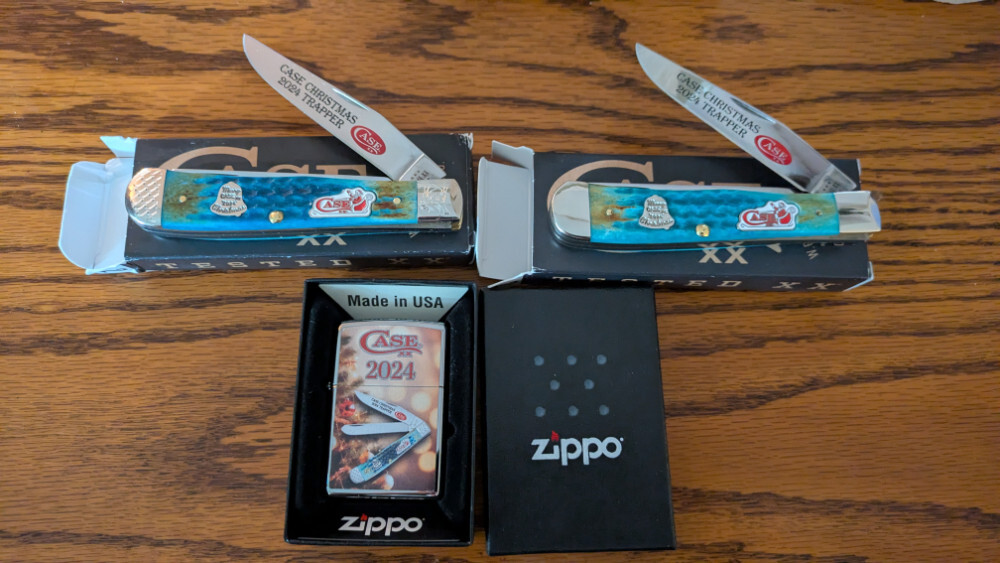 砲弾ケース　激レア Case XX SMKW SFO Sea Dragon Christmas Trapper & Zippo SET