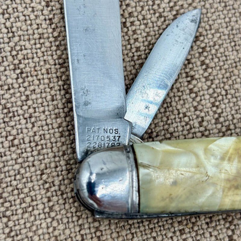 Hammer Brand Knife USA By Imperial 1945-55 2 Blade Equal End Cigar