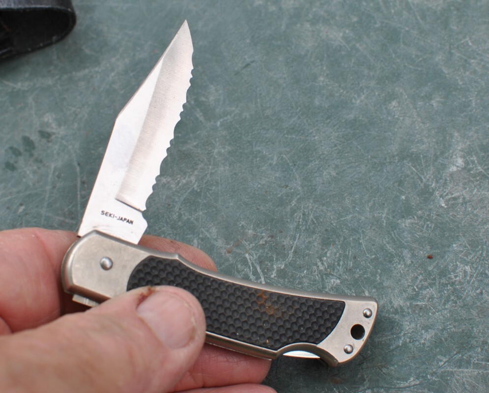 G. Sakai Backpacker Early 90's Solid Aluminum With Rubber Insert