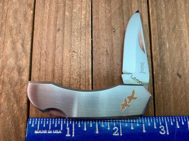 ナイフ 小さな折り畳 LAKOTA FALCON USA PAT, MOKI JAPAN ラコタ