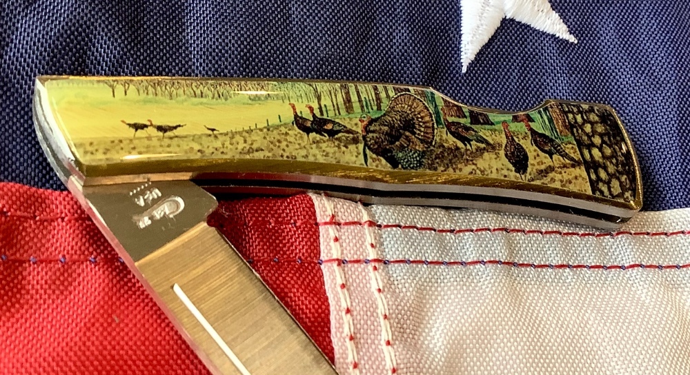 Case xx 1984 Medium Lockback (mdl# 059L SS) w/ Turkey Stroling in