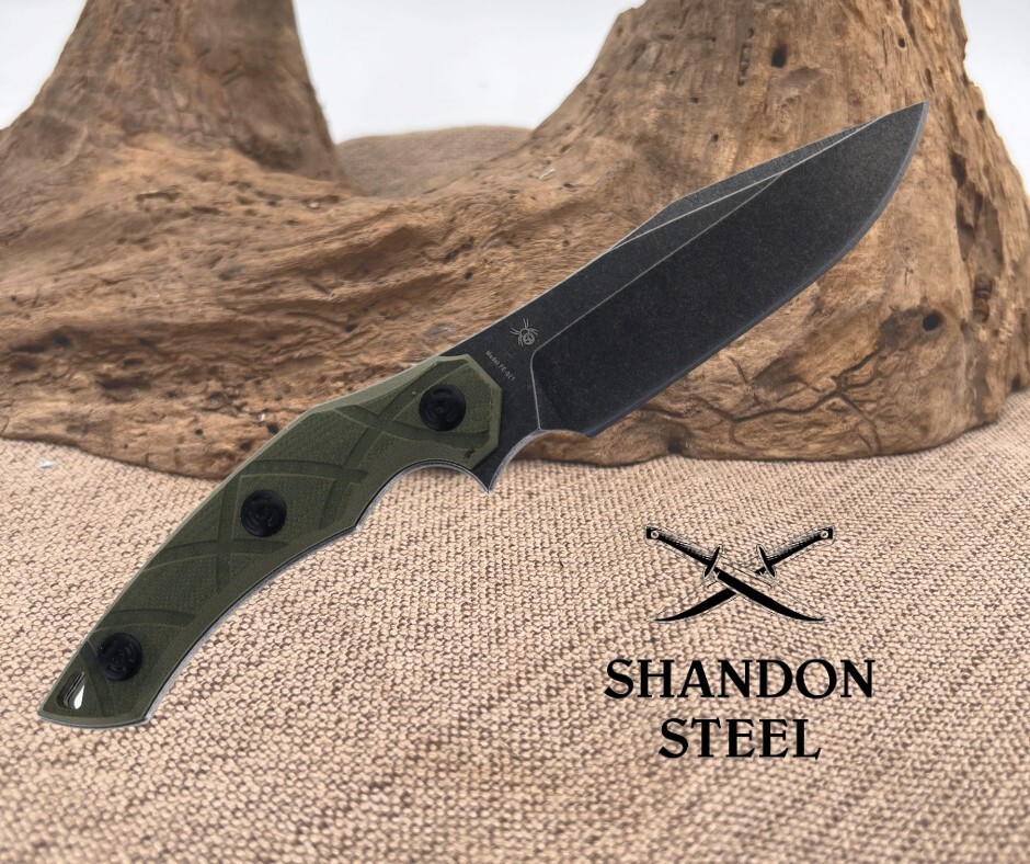 Fox Edge Lycosa Fixed Blade Knife FE-021 Kydex® Sheath Multi