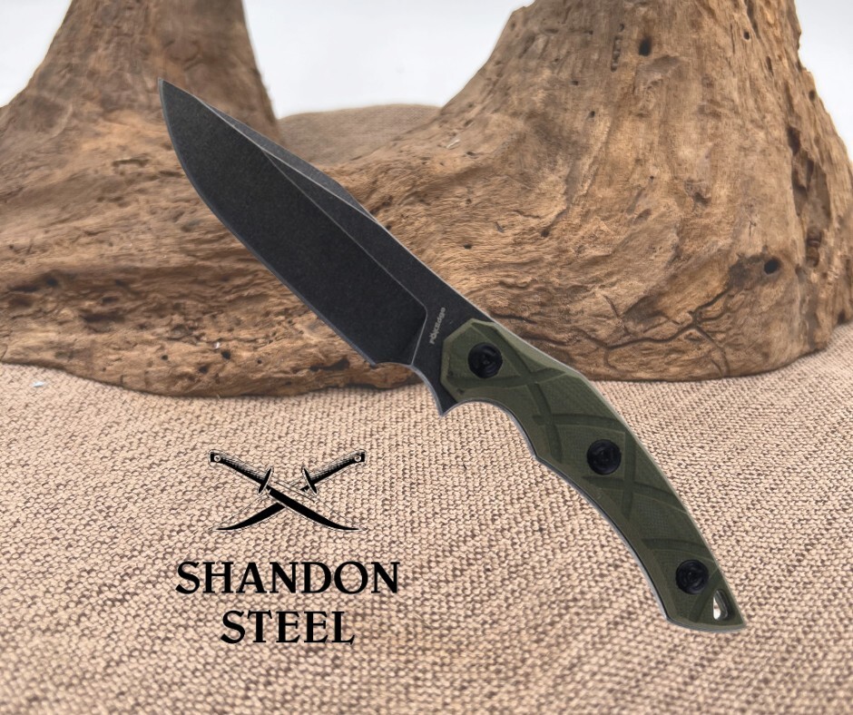 Fox Edge Lycosa Fixed Blade Knife FE-021 Kydex® Sheath Multi