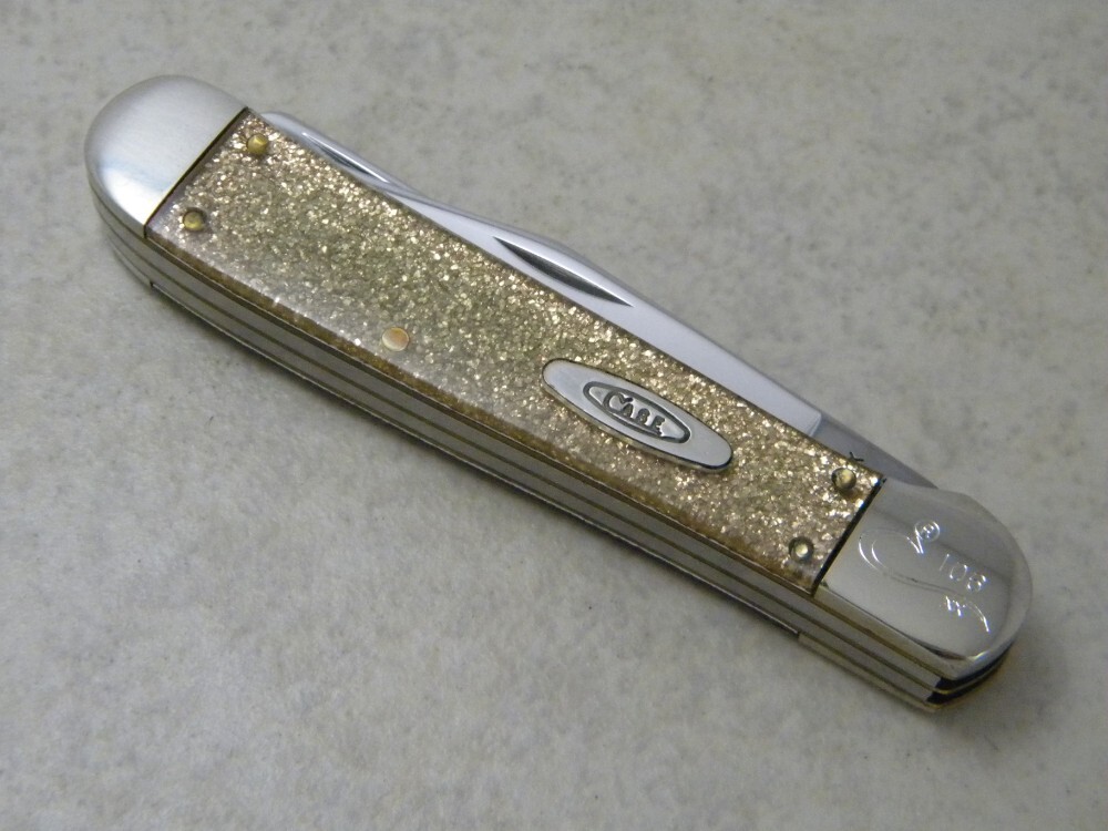 Case XX USA 1889-1989 Gold Stone Centennial GS0200 Trapper Knife
