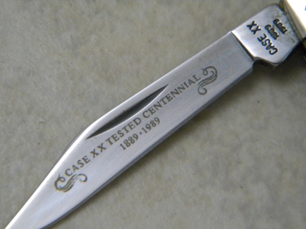 Case XX USA 1889-1989 Gold Stone Centennial GS233 Pen Knife