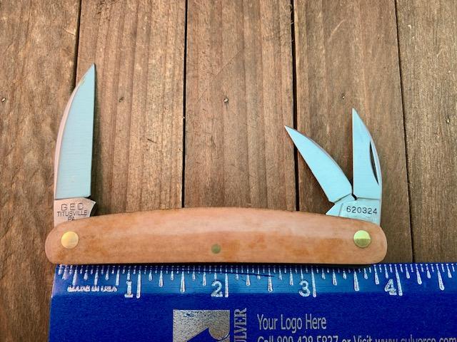 Great Eastern Cutlery Farm and Field #62 Pocket Carver Maple