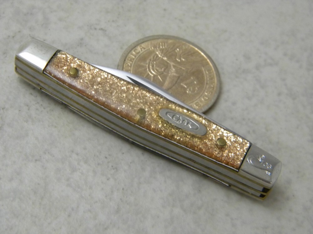 Case XX USA 1889-1989 Gold Stone GS333 Centennial Small Stockman Knife