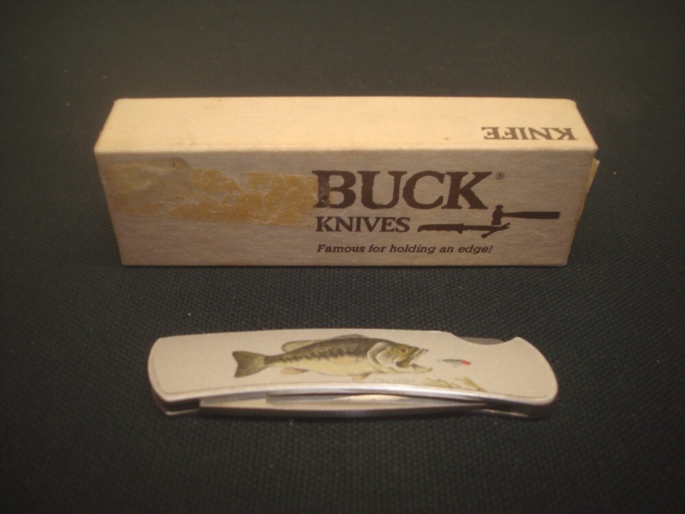 BUCK 525 V GENT MEMORY SERIES 1989 NEW IN BOX BASS MODEL