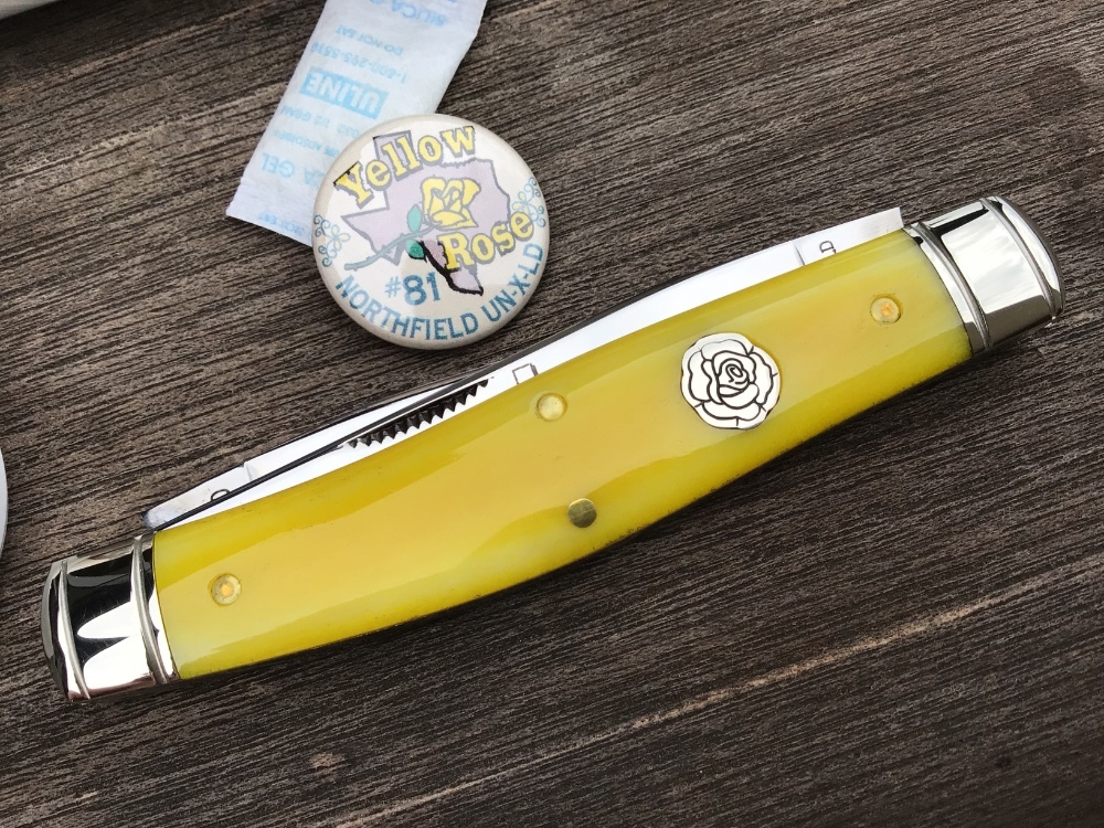 Great Eastern Cutlery 818222 Northfield Texas Rose Coon Skinner