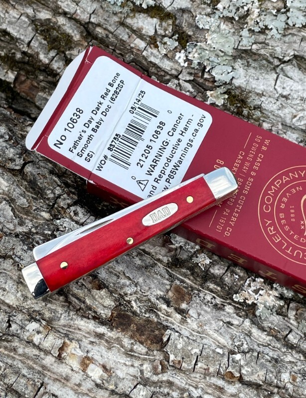 CASE XX ** 2025 FATHER'S DAY SMOOTH DARK RED BONE BABY DOC