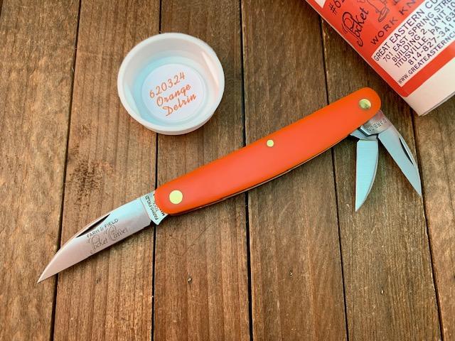 Great Eastern Cutlery Farm and Field #62 Pocket Carver Orange