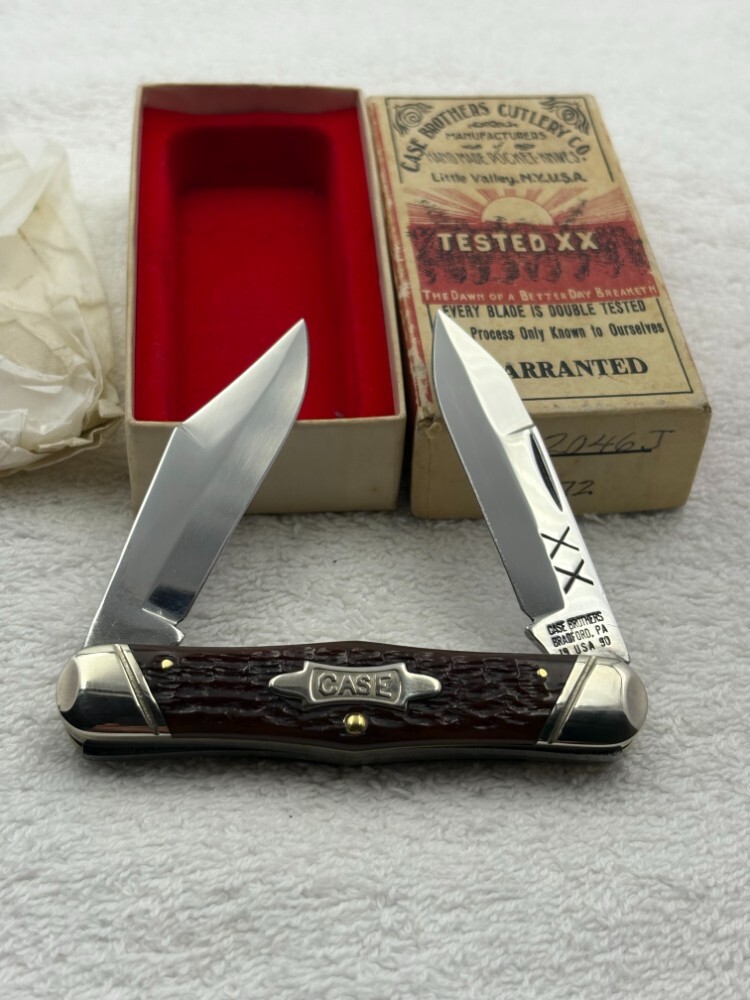 Case XX 1990 Swell Center Pocket Knife 62046J Made In USA
