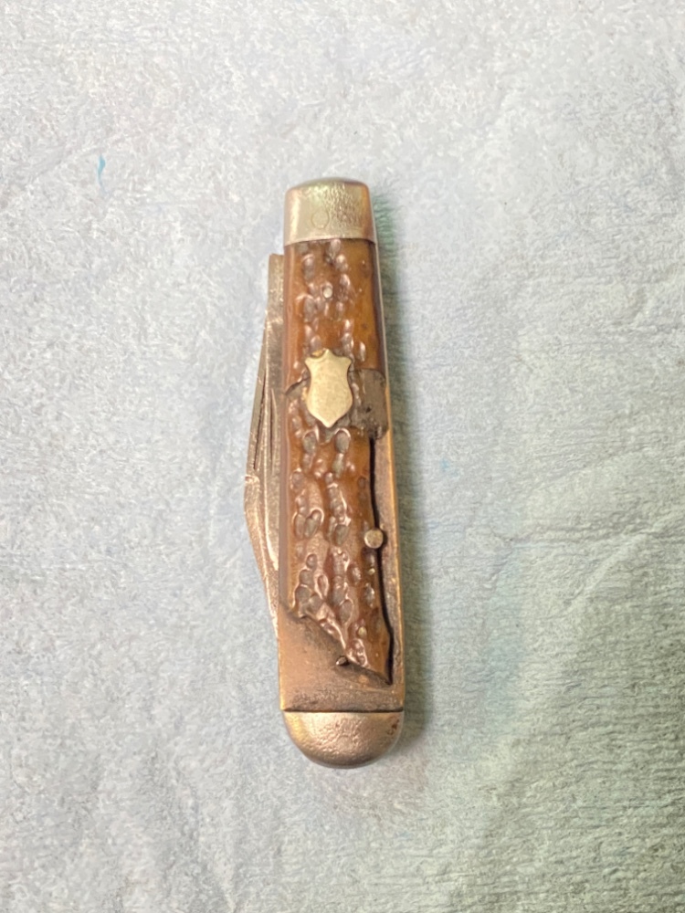 Vintage E.C. Simmons Keen Kutter Pocket Knife – Jigged Bone – 2
