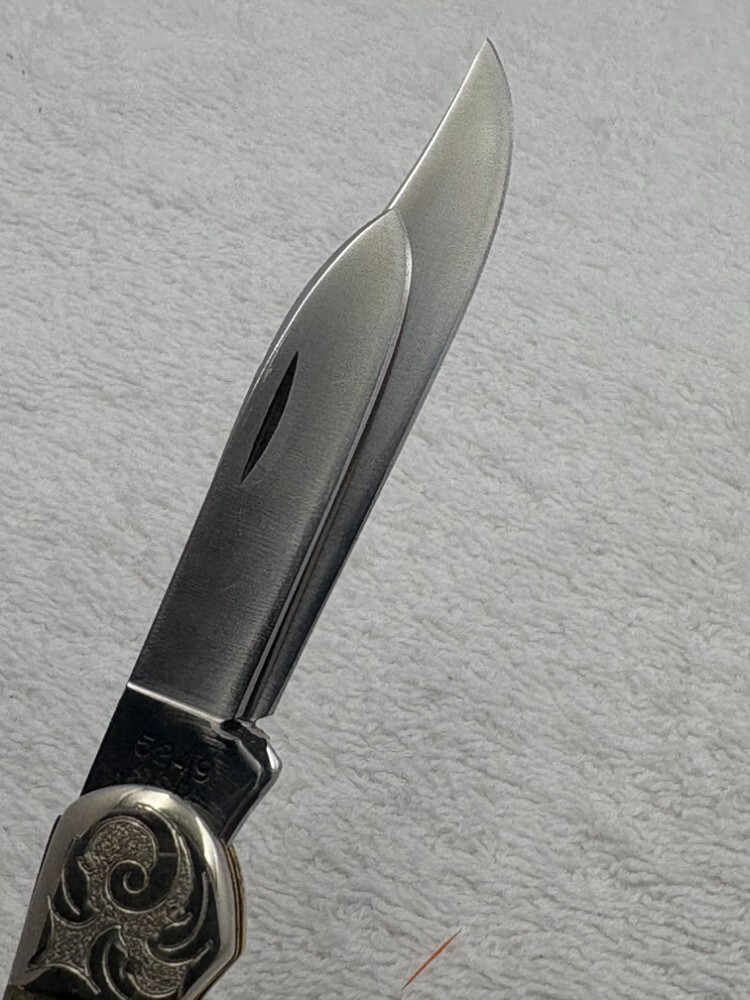 Case XX 1979 1 Dot 5249 SSP 2 Blade Copperhead Engraved Bolsters