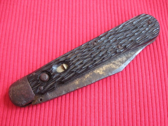 SCHRADE. CUT CO. Hunters Pride WALDEN NY USA Switchblade Knife