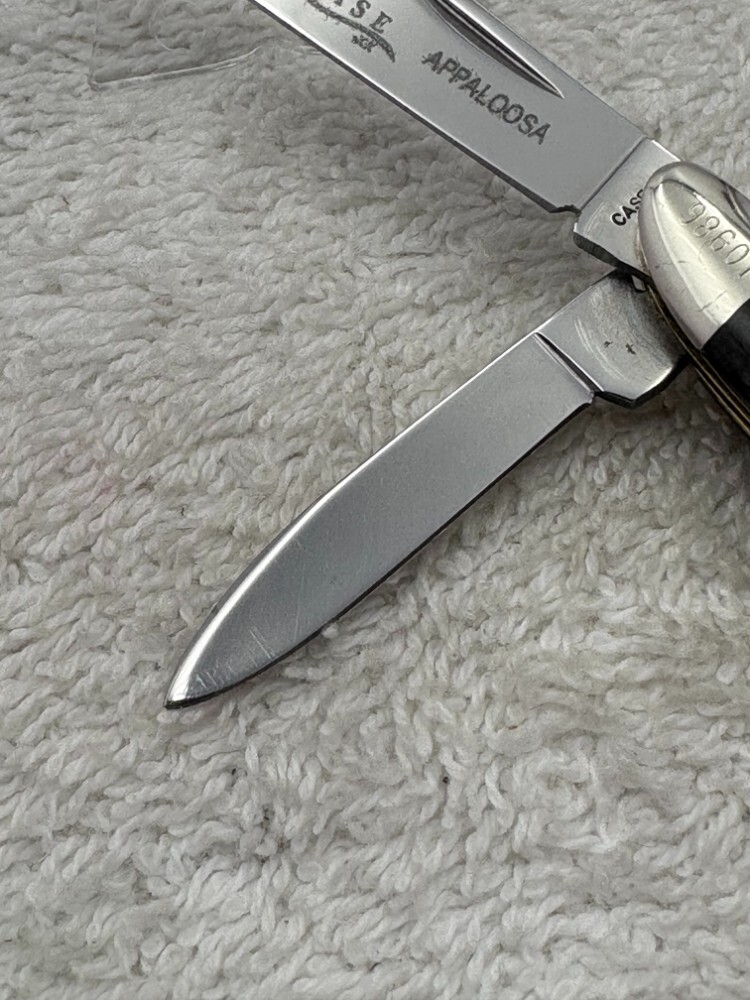 Case XX 1979 One Dot A6220 Appaloosa 2 Blade Peanut Pocket Knife
