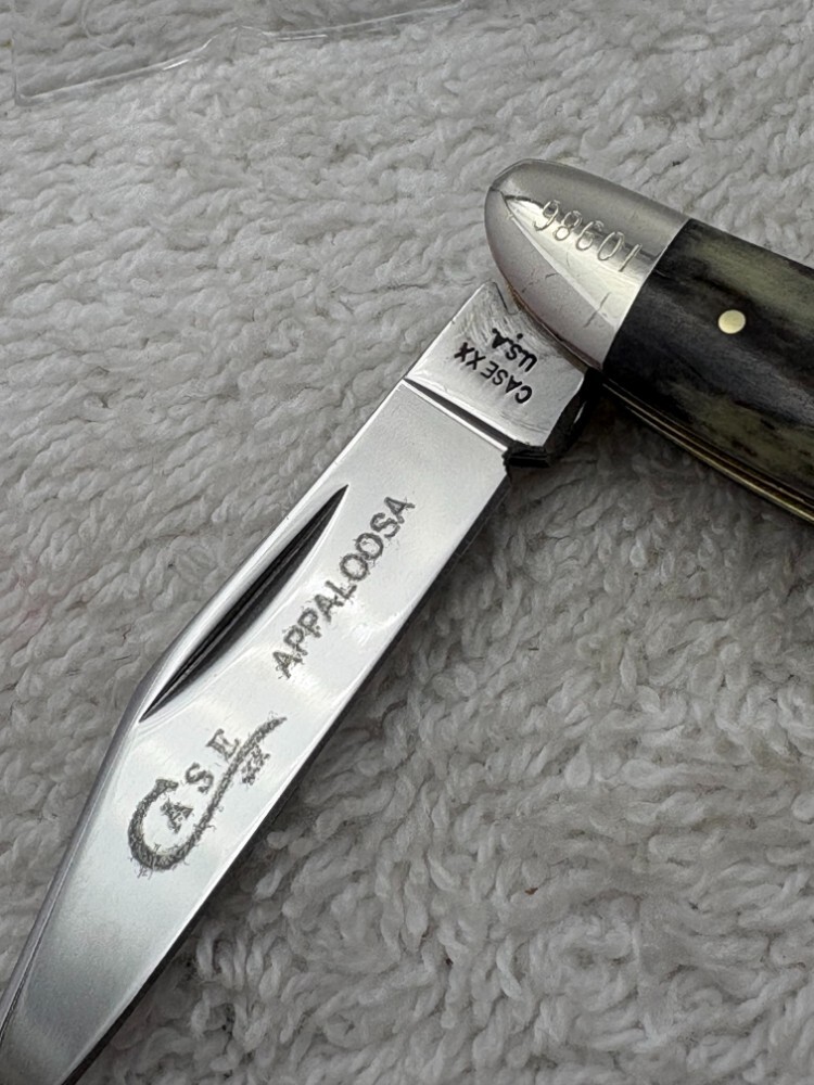 Case XX 1979 One Dot A6220 Appaloosa 2 Blade Peanut Pocket Knife