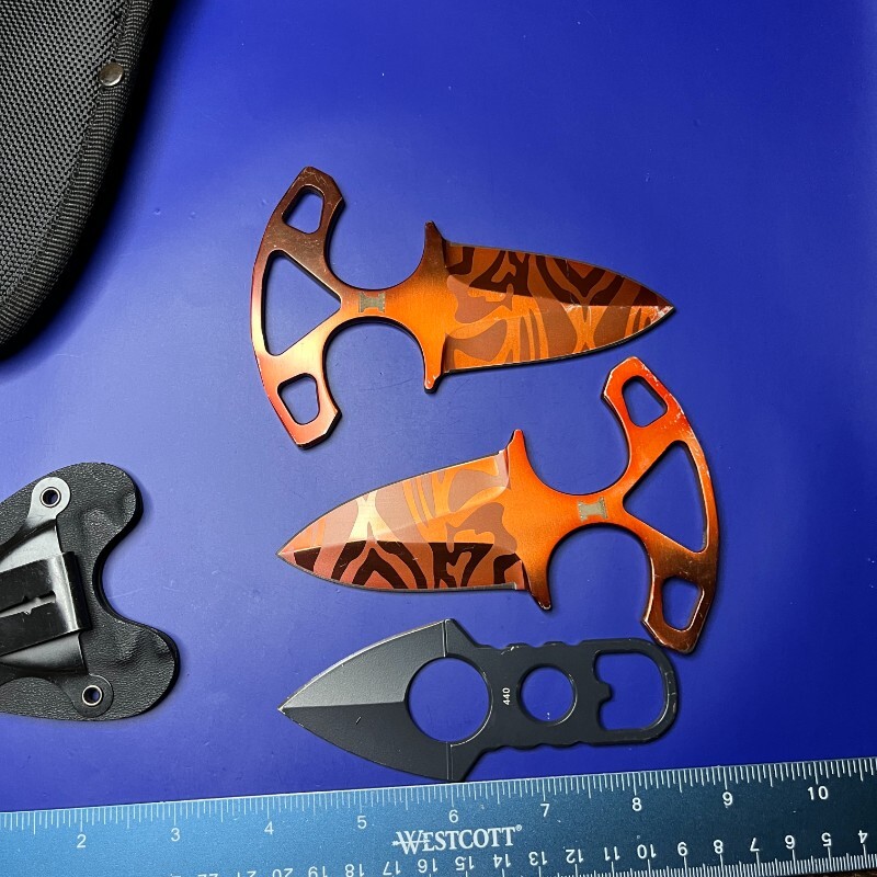 Lot of 3 Push Dagger Knives