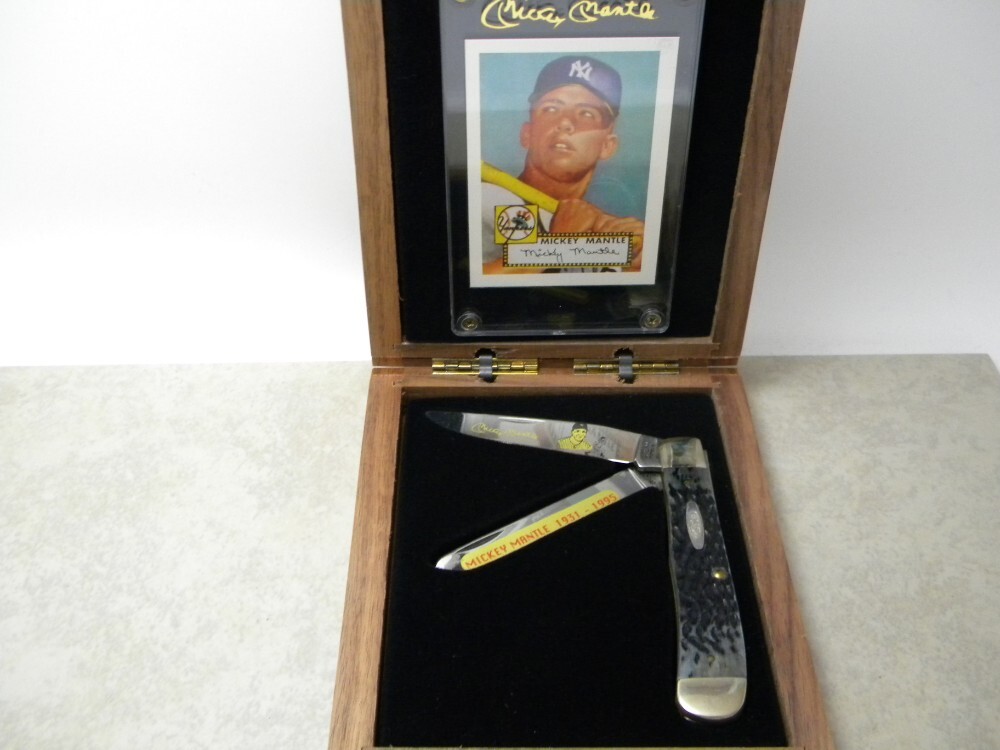 Case XX Bradford PA Bone Mickey Mantle Baseball Card Trapper Knife