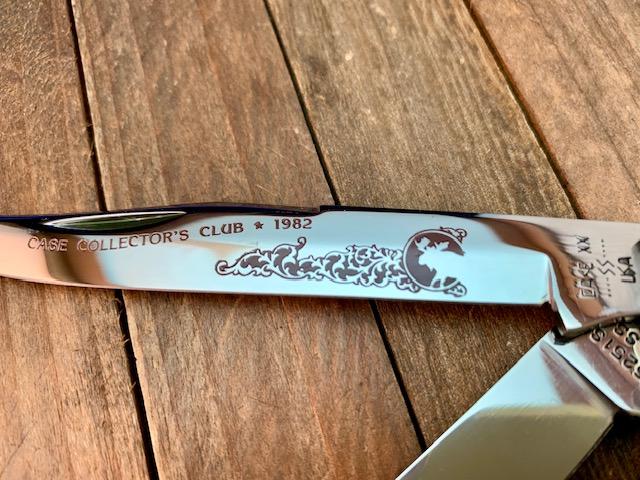 Case Banana Trapper 1982 CCC Club Knife Brown Jigged Bone Saber