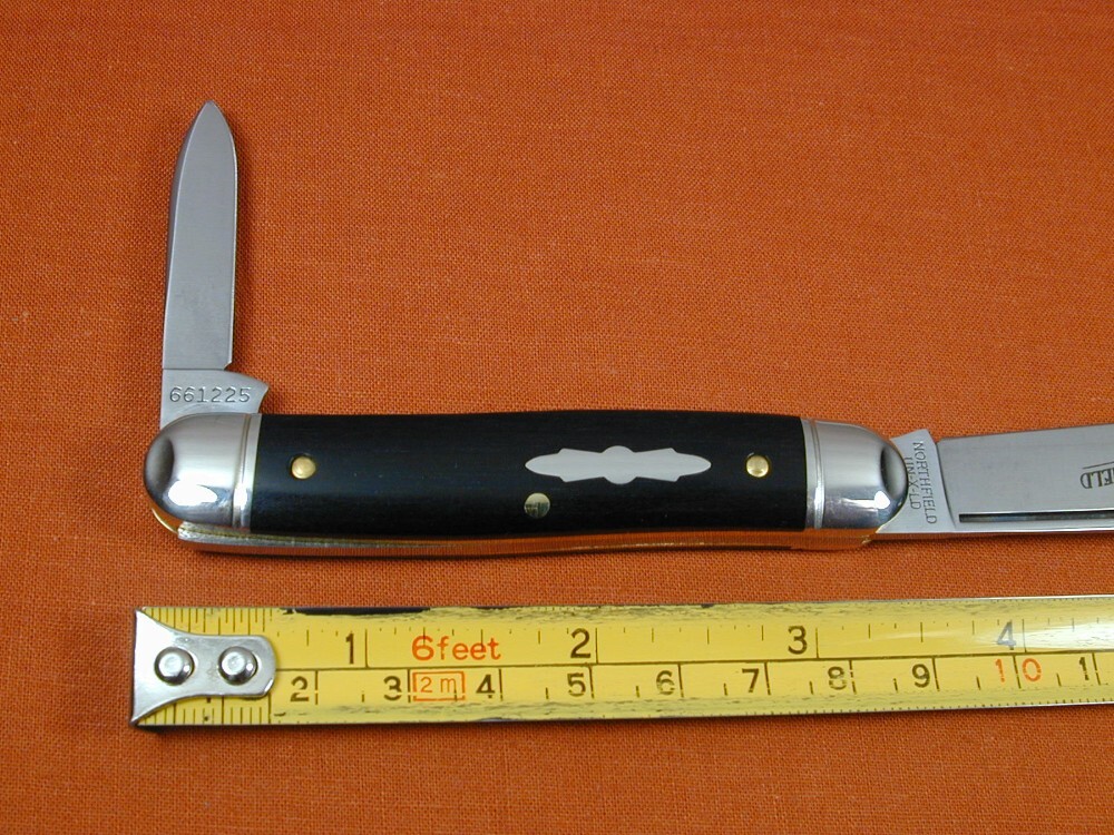 Great Eastern Cutlery GEC Smooth Black Ebony Wood Lil Cowboy