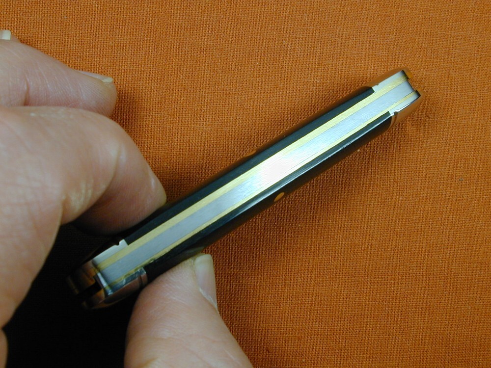 Great Eastern Cutlery GEC Smooth Black Ebony Wood Lil Cowboy