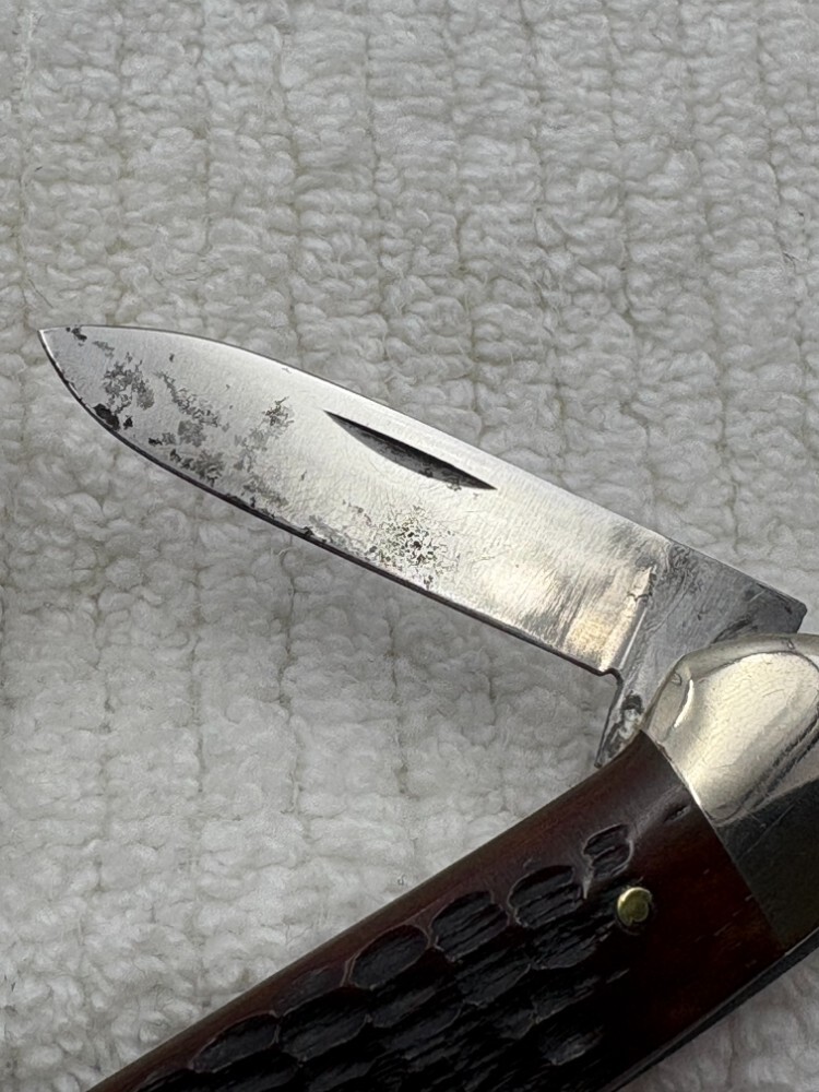 Case XX USA 1970's 2 Blade Canoe 62131Pocket Knife (35)