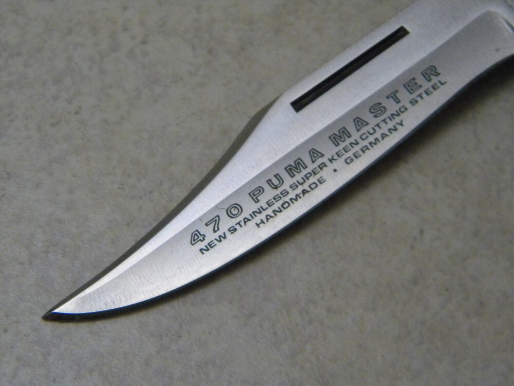 Puma Solingen 470 Puma Master Lockback Knife NIB c.1986