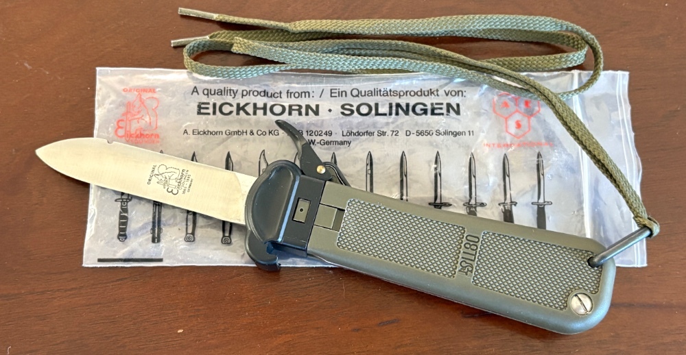 Eickhorn Paratrooper Out The Front (OTF) Gravity Knife With
