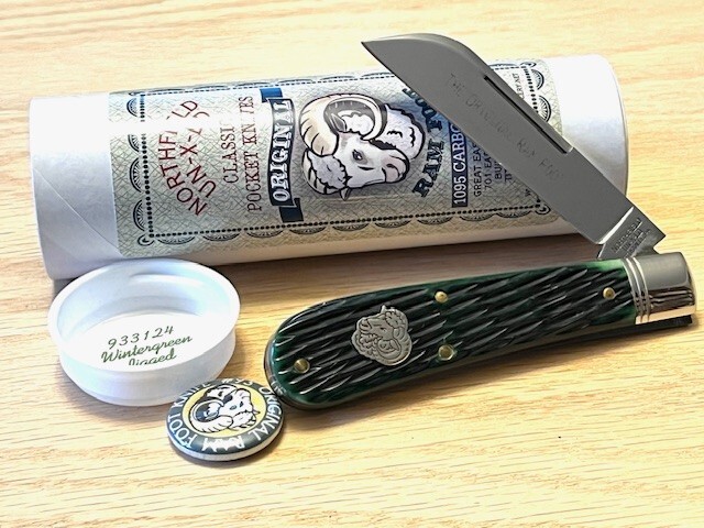 Great Eastern Cutlery Northfield UN-X-LD #93 Ram Foot Wintergreen