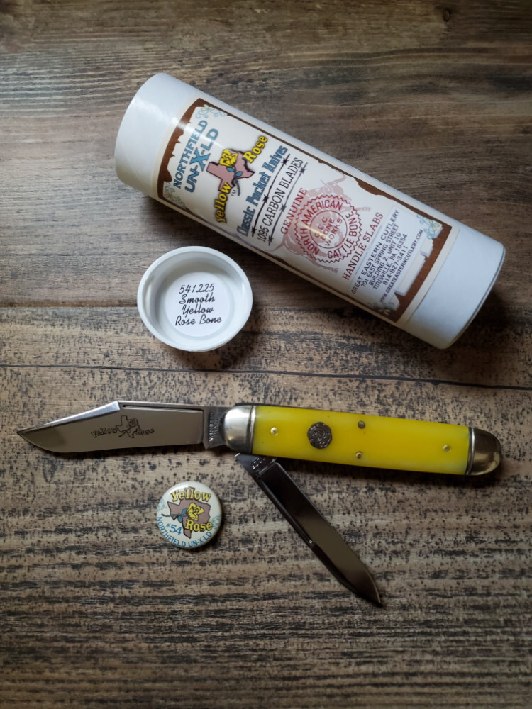 GEC Northfield 541225 Jumbo Stockpen Jack -Yellow Rose Smooth Bone