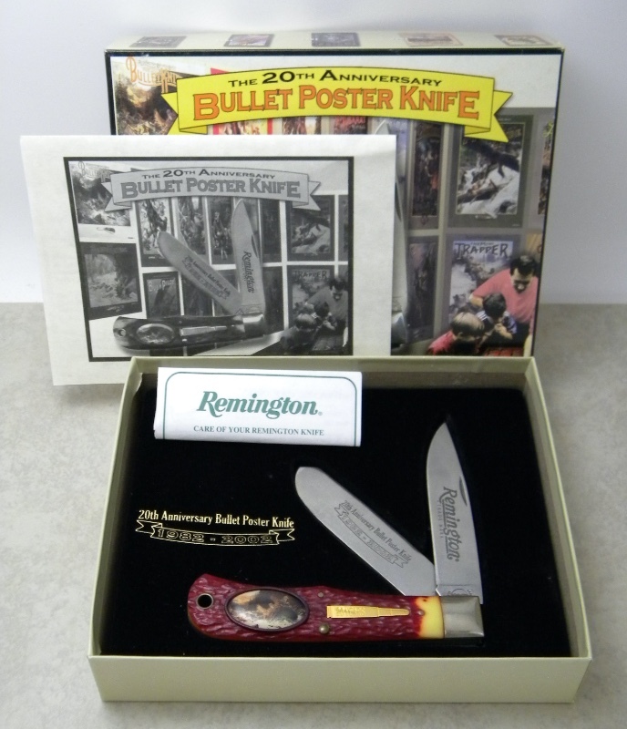 Remington USA Delrin 20th Anniversary 1982-2002 Bullet Poster