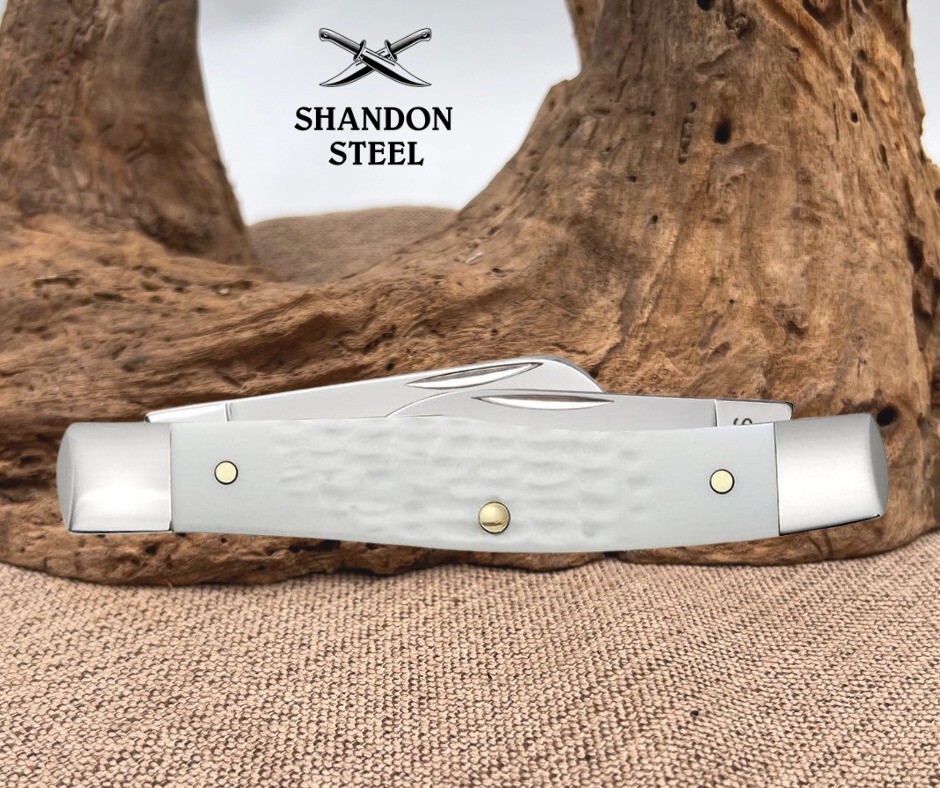 Case XX SparXX™ Standard Jig White Synthetic Medium Stockman 60184